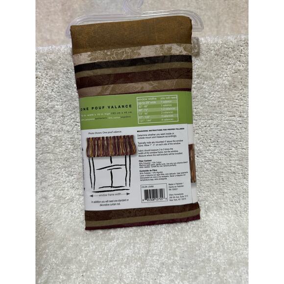 Top It Off Valance Ellery Home Styles RN105021 71”X 18” - Picture 2 of 2